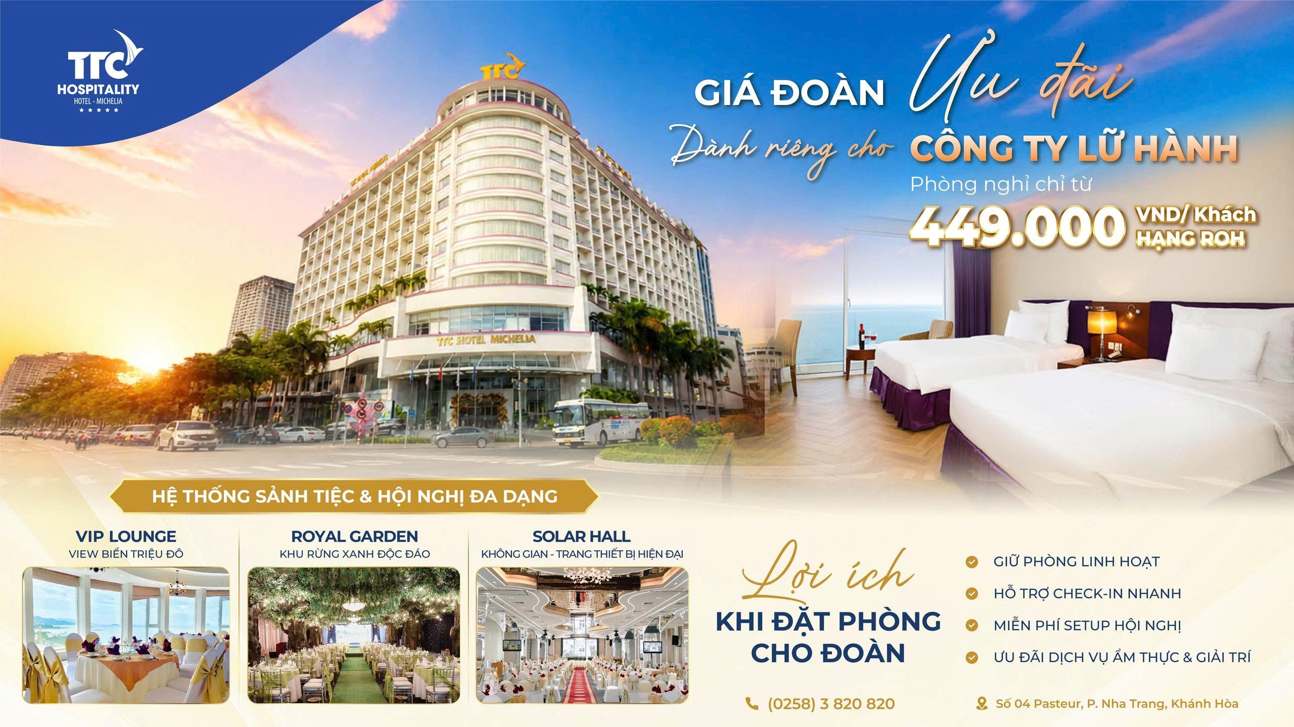 Giá Đoàn Ưu Đãi – Điểm Dừng Chân Lý Tưởng Cho Các Đoàn Du Lịch Tại Nha Trang 
