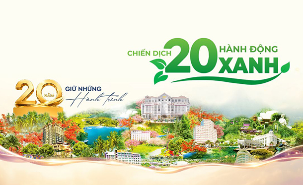 20 hành động xanh kỷ niệm 20 năm hình thành và phát triển TTC Hospitality